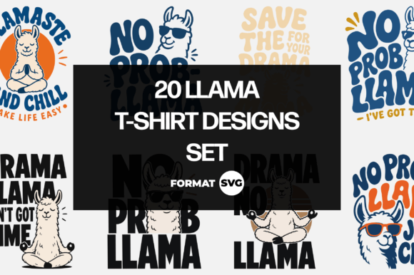 20 Llama T-Shirt Graphics Bundle: A Brand Designer’s Review