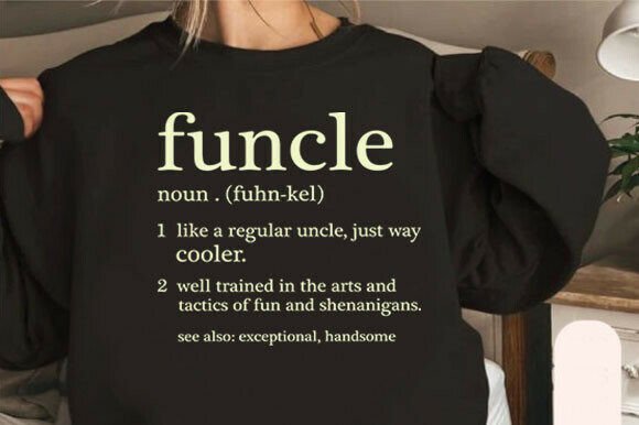 Funcle Dictionary Definition SVG