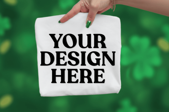 Hand Holding White T-Shirt Mockup Green: T-Shirt Graphics Review