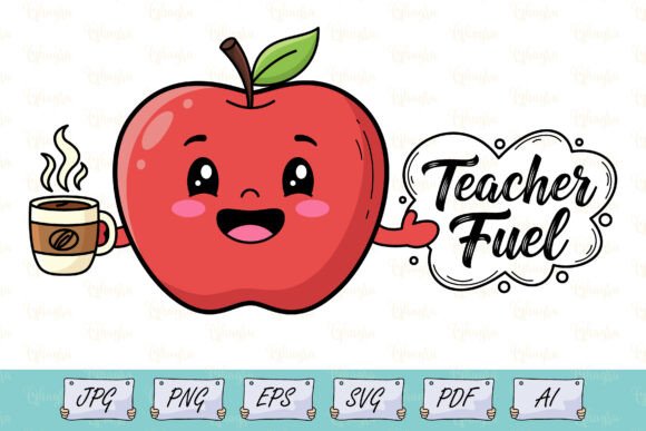 Teacher Fuel Graphics for T-Shirt Designs Review