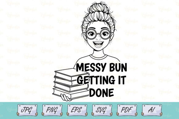 Teacher Life Messy Bun Mom SVG: Real Embroidery Review
