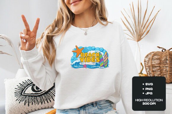 Testing the Beach Vibes Surf Summer SVG File